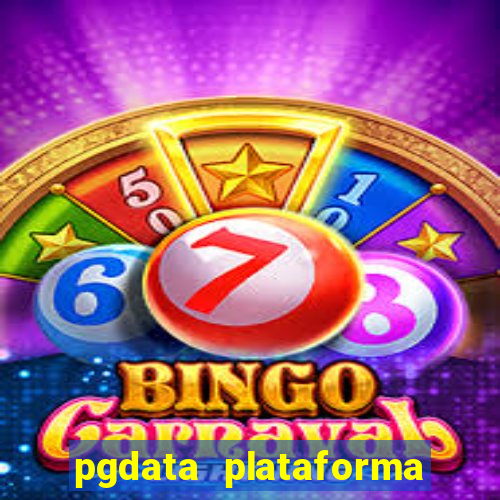 pgdata plataforma de jogos